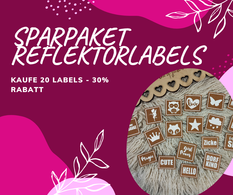 SPARPAKET 20 LABELS