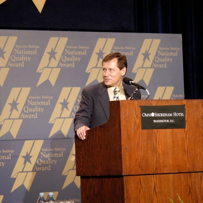 Mark R. Haas as lead examiner for the Malcolm Baldrige Quality Program