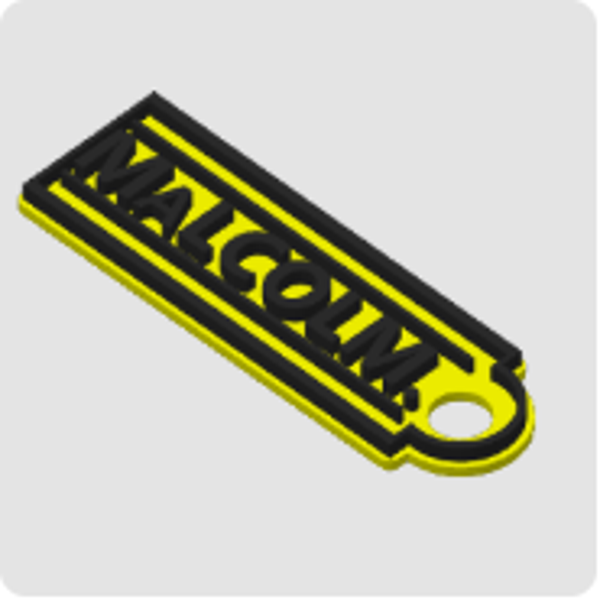 Custom DeWalt Style Name Tag