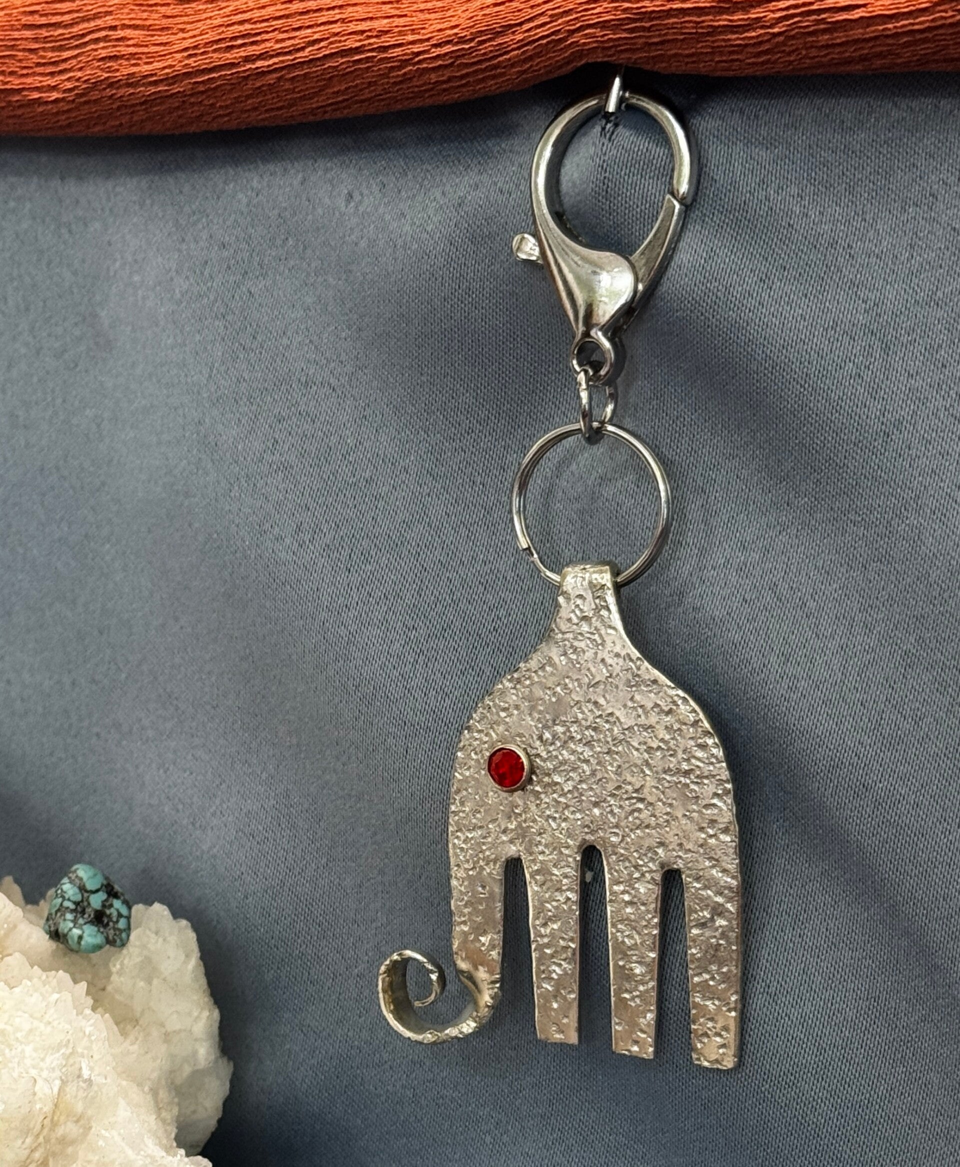 Elephant Pendant — Wearable Silver Keepsake