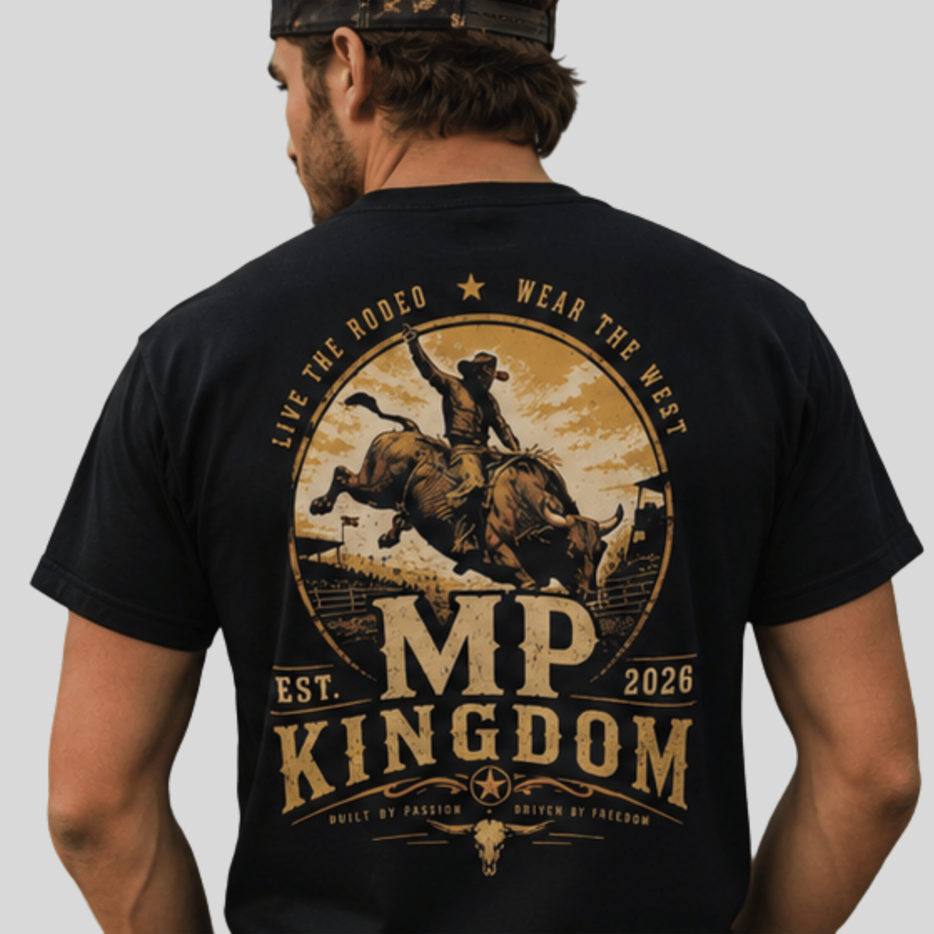 MP Kingdom T-Shirt Homme – Western Moderne