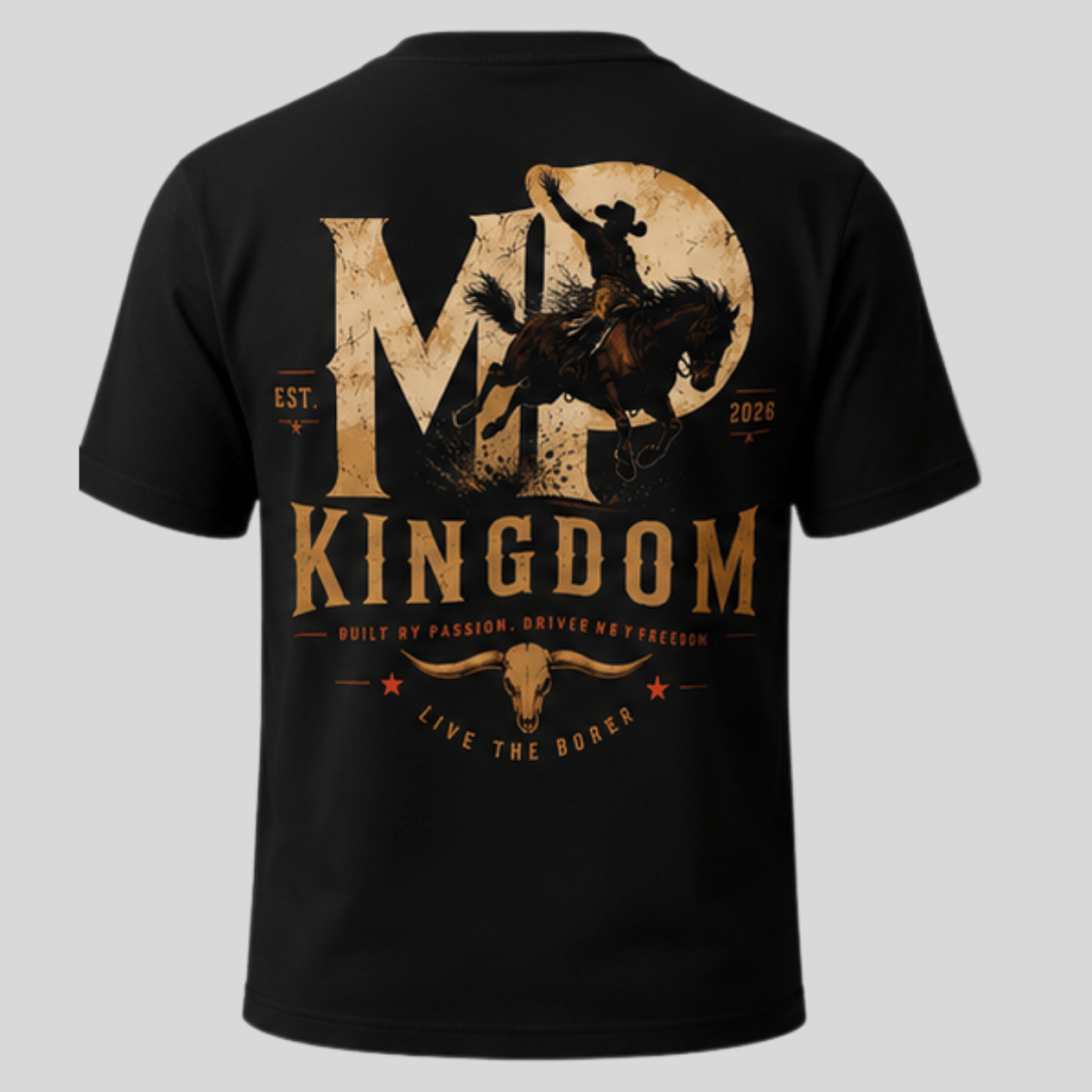MP Kingdom T-Shirt Homme – Western Moderne