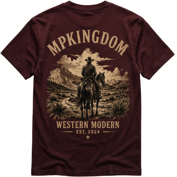 MP Kingdom T-Shirt Homme – Western Moderne