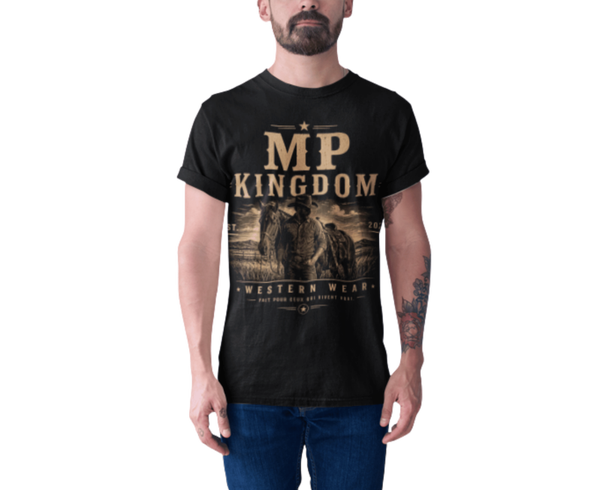 MP Kingdom T-Shirt Homme – Western Moderne