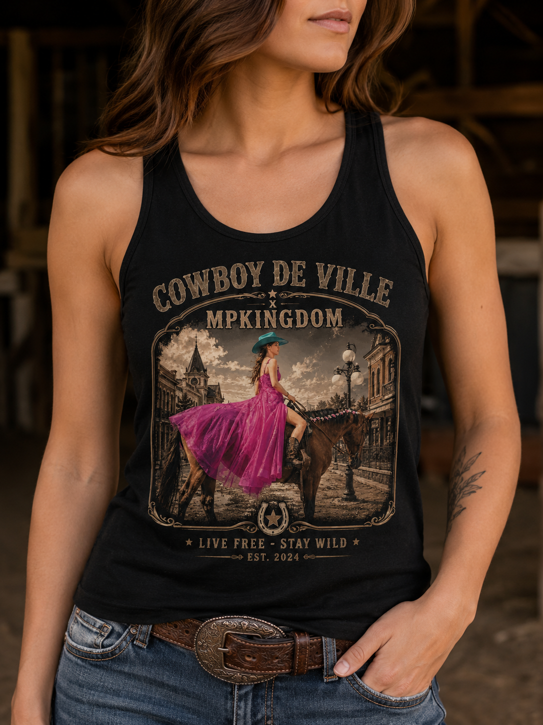 MP Kingdom cowboy de ville camisole  femme – Western Moderne