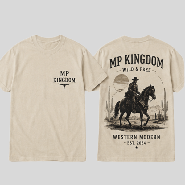 MP Kingdom T-Shirt Homme – Western Moderne