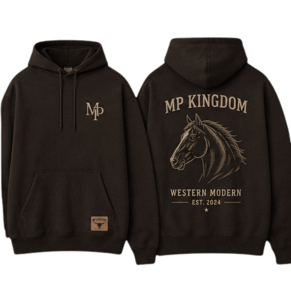 MP Kingdom Hoodie femme – Western Moderne Signature