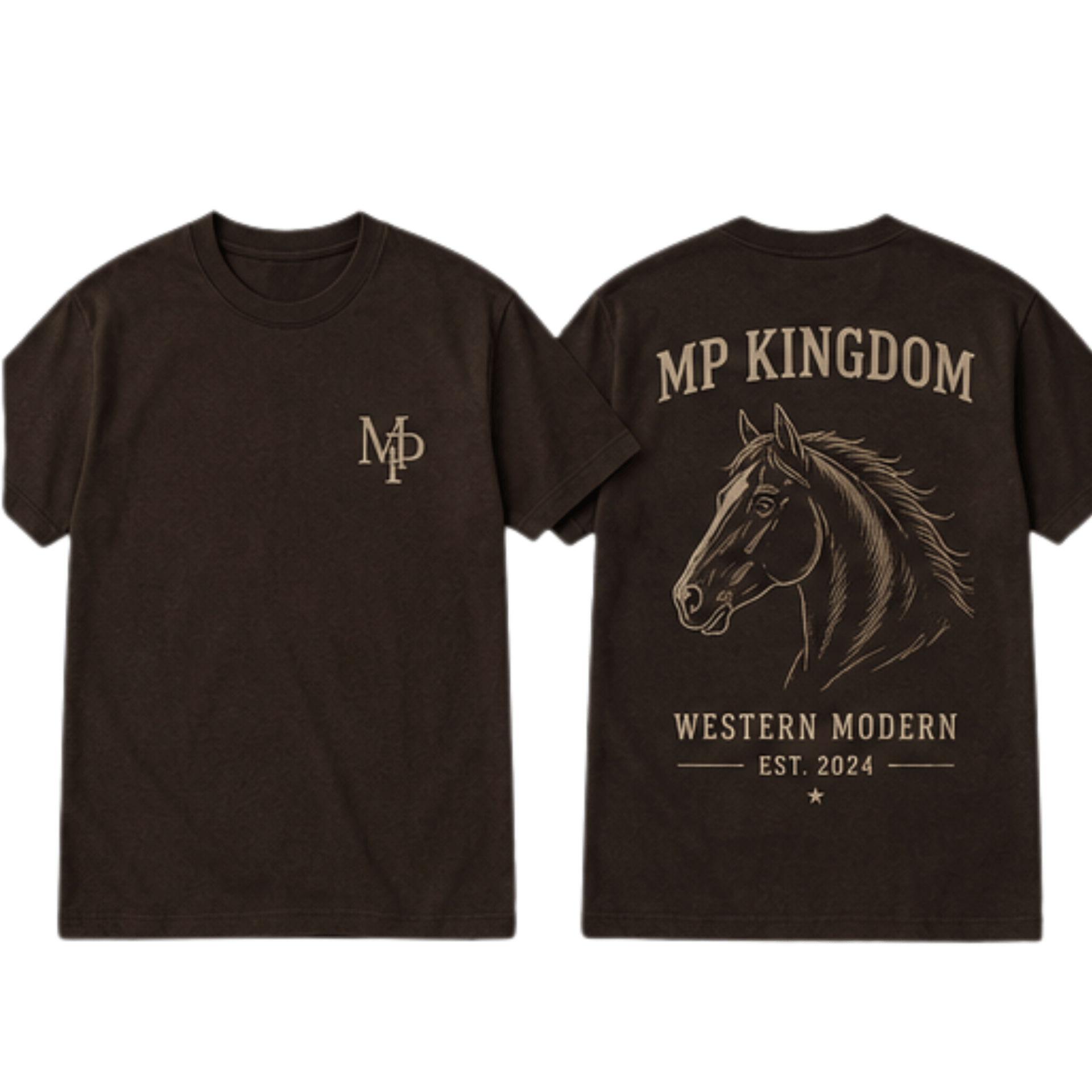 MP Kingdom T-Shirt Homme – Western Moderne