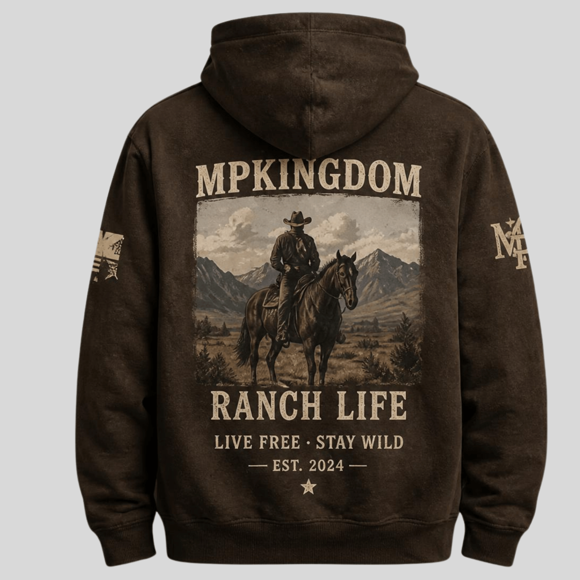 MP Kingdom hoodie Homme – Western Moderne