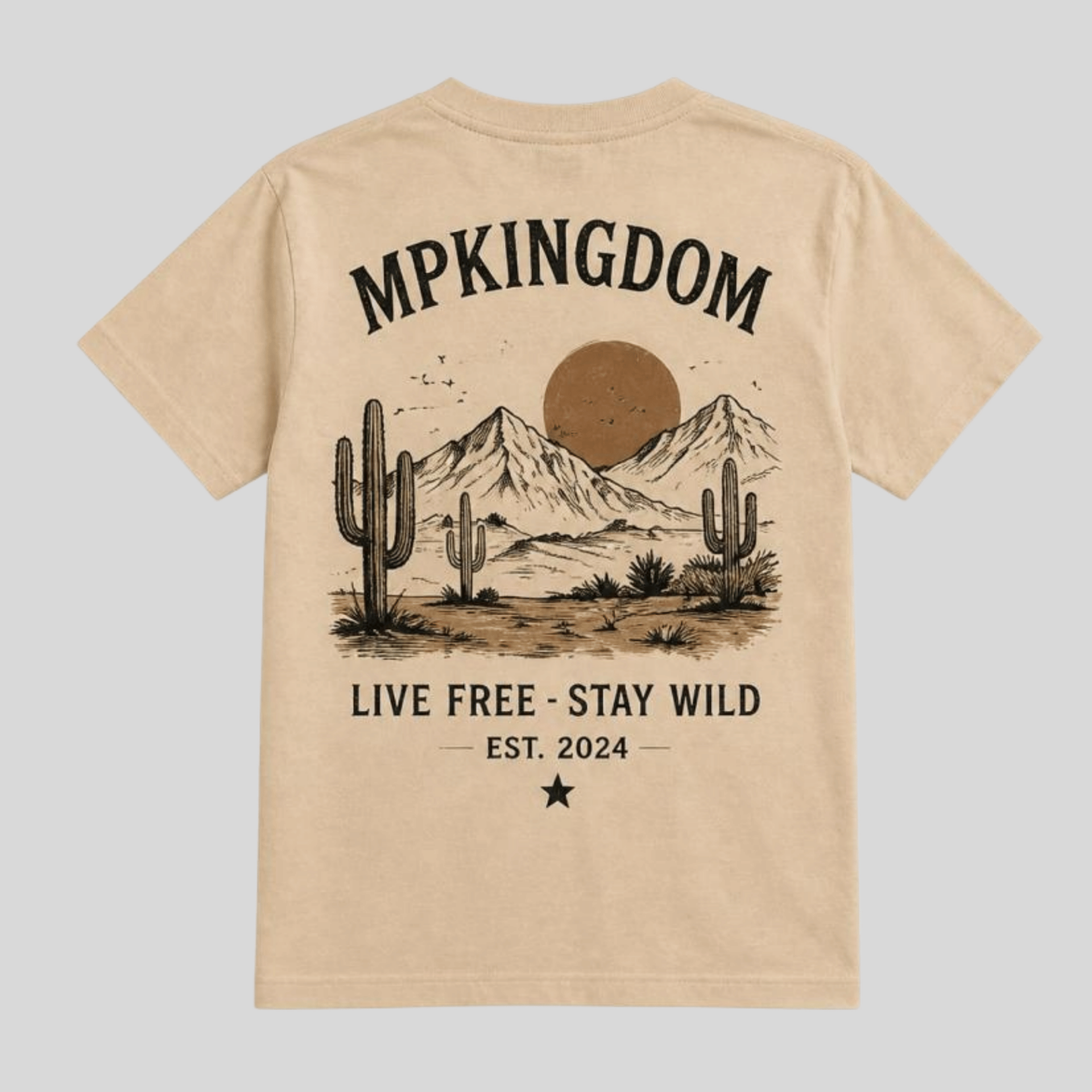 MP Kingdom T-Shirt Homme – Western Moderne