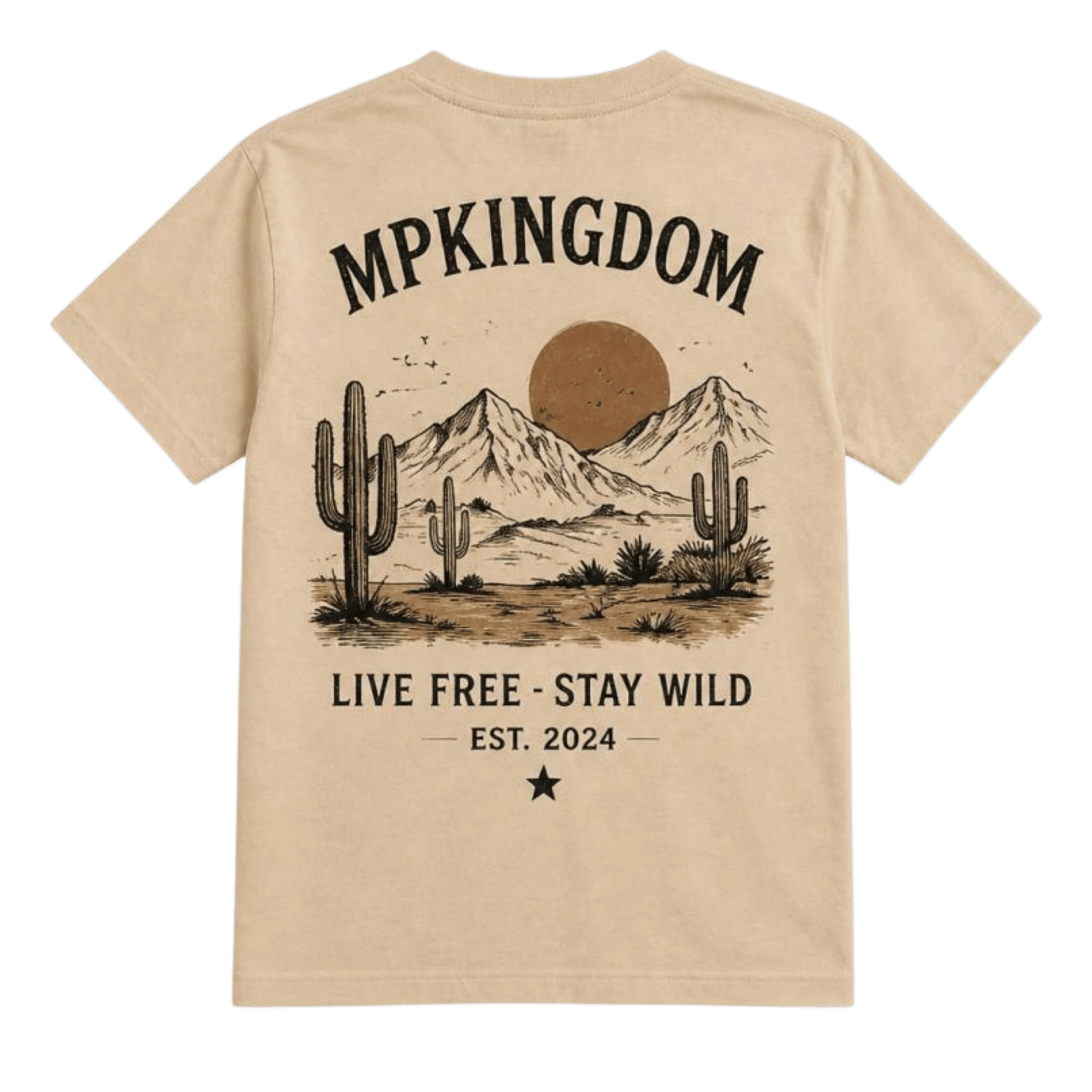 MP Kingdom T-Shirt Homme – Western Moderne