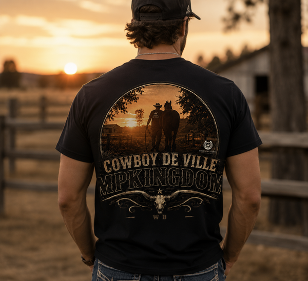 MP Kingdom cowboy de ville T-Shirt Homme – Western Moderne