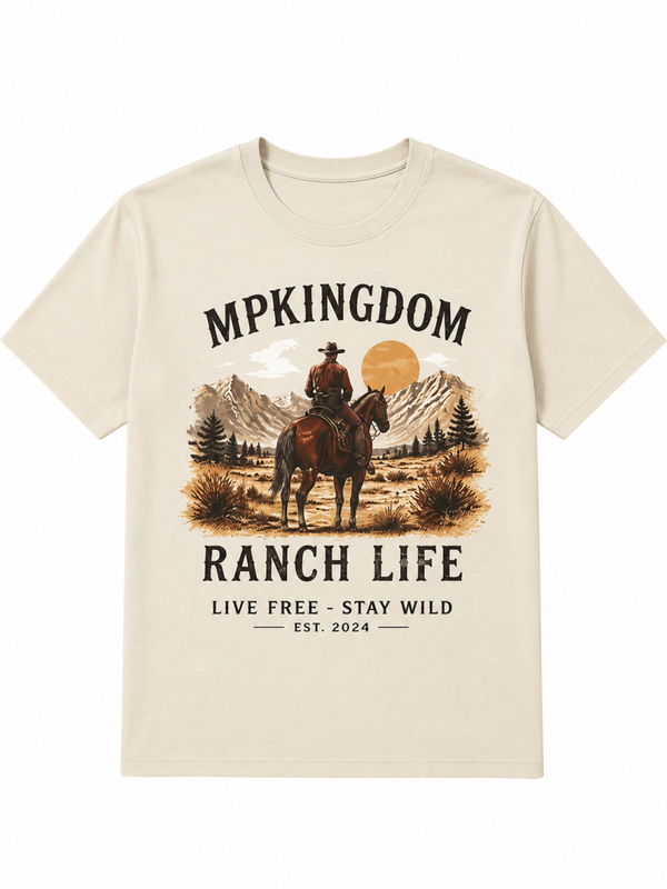 MP Kingdom T-Shirt Homme – Western Moderne