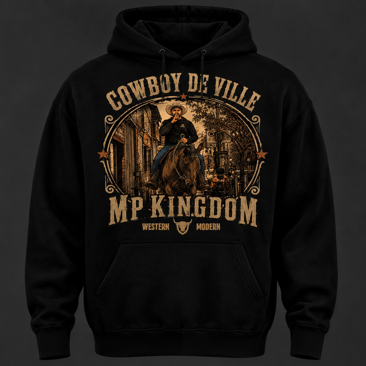 MP Kingdom hoodie Homme x cowboy de ville – Western Moderne