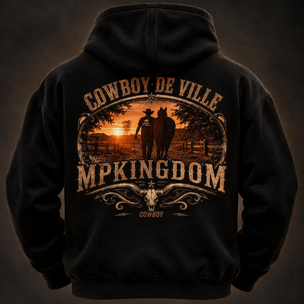 MP Kingdom hoodie Homme x cowboy de ville – Western Moderne