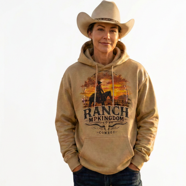 MP Kingdom Hoodie femme – Western Moderne Signature