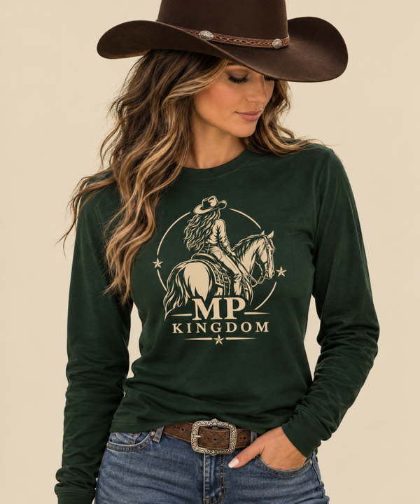 MP Kingdom T-Shirt manche long femme – Western Moderne