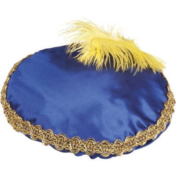 pietenmuts met gele veer