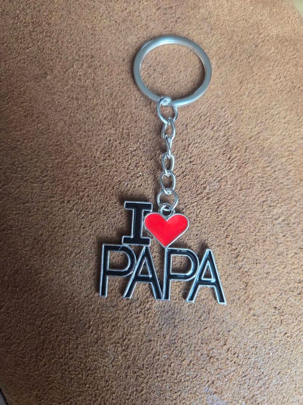 I ♥️ papa sleutelhanger