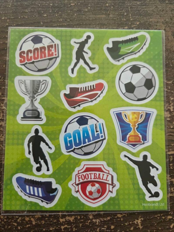 ⚽ Stickervel Voetbal – Voor echte voetbalfans!