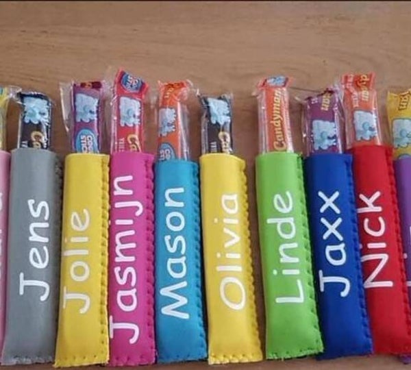 Waterijsjes houder met naam