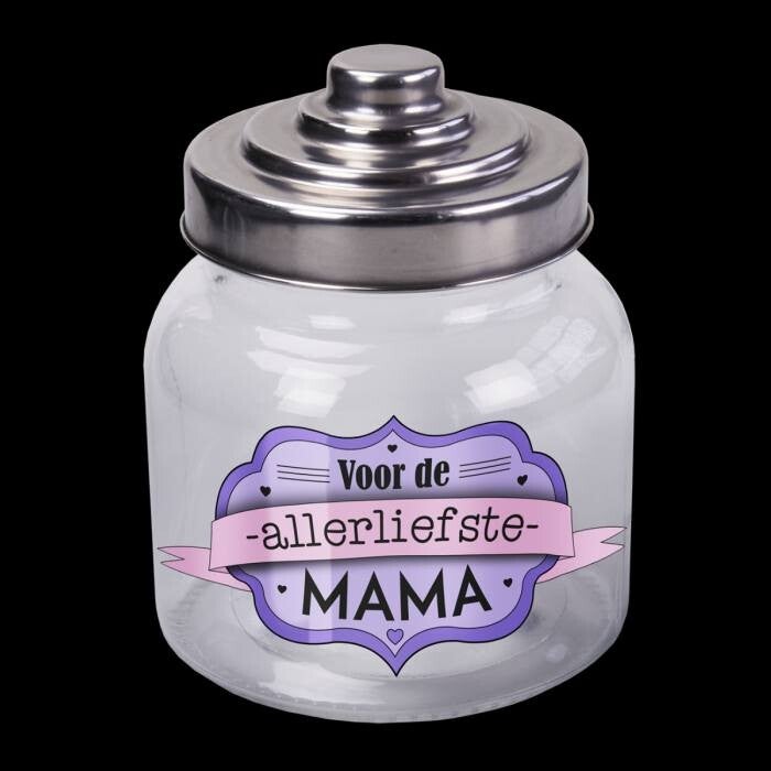 Snoeppot "voor de allerliefste Mama"