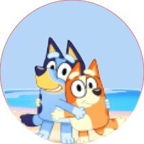 Bluey sticker Zonder tekst