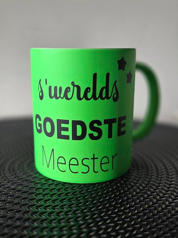 Neon s' werelds goedste Meester" Mok