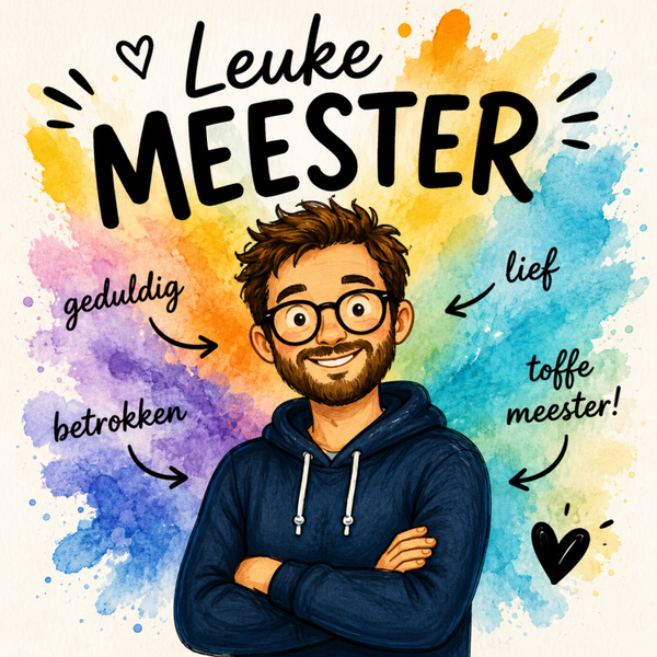 Leuke meester tegel