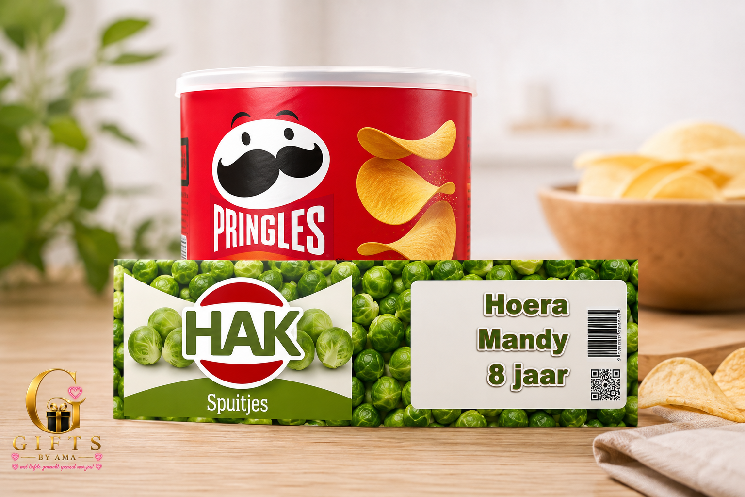 Pringles Hak spruiten