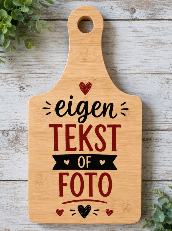 ❤️ Een persoonlijke snijplank met jouw eigen foto