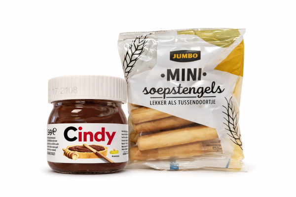 Mini Nutella Traktatie met Soepstengels - Persoonlijk met Naam