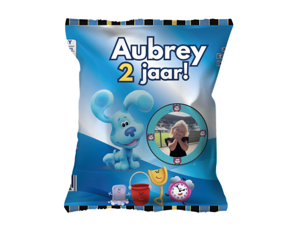 Chips bag blue clues met foto