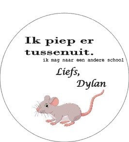 Ik piep er tussenuit