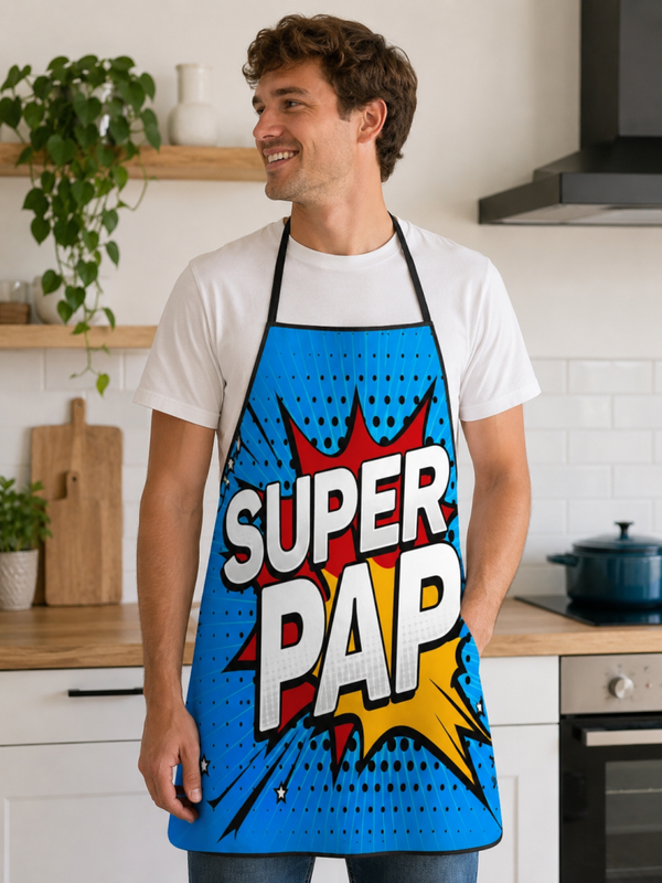 Keukenschort – Super pap🖤