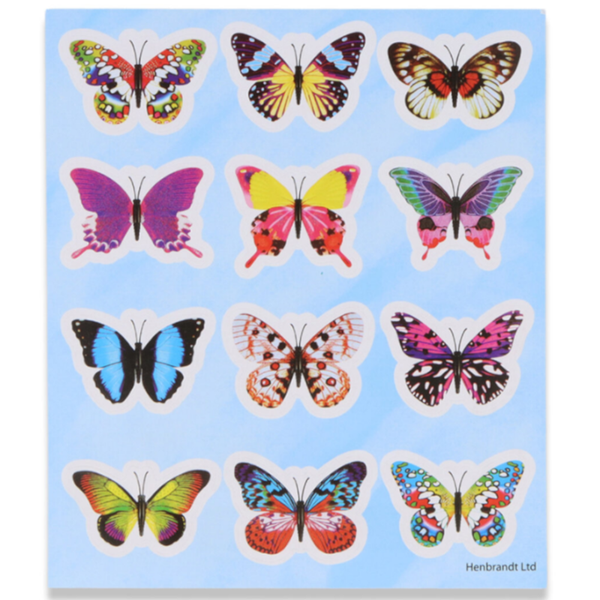 🦋 Stickervel Vlinders – Voor kleine natuurliefhebbers!
