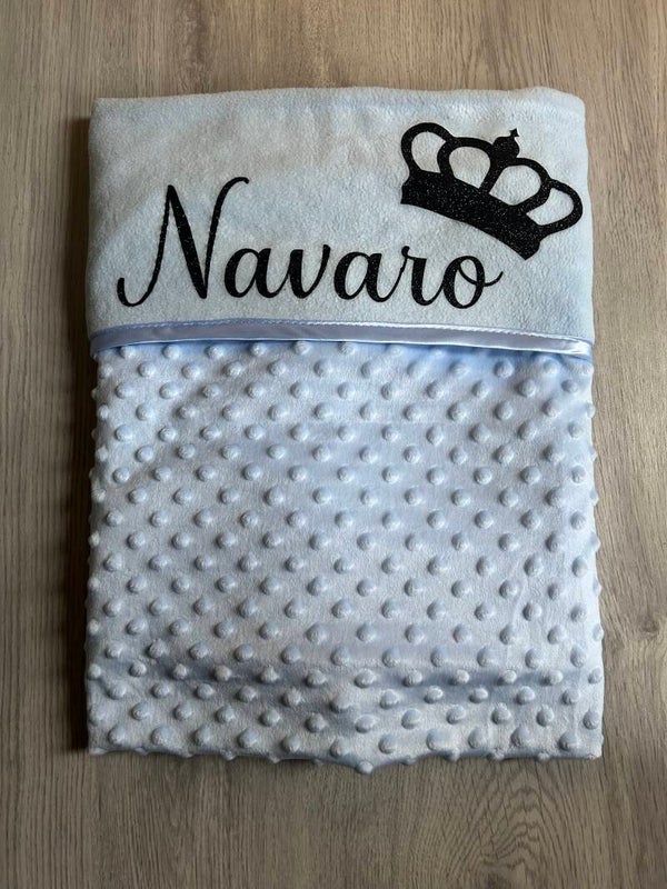 Babydeken bedrukt met naam