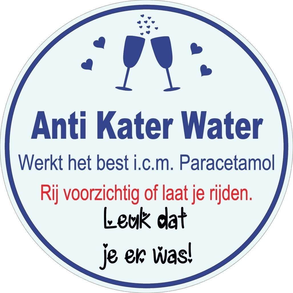 Spa Water Kater sticker