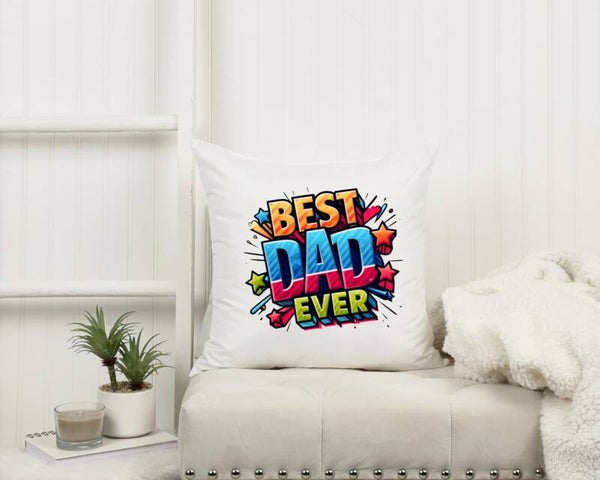 kussen "Best dad ever"