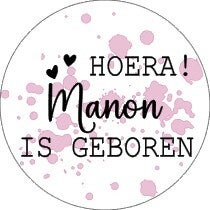 Hoera (naam) is geboren Roze
