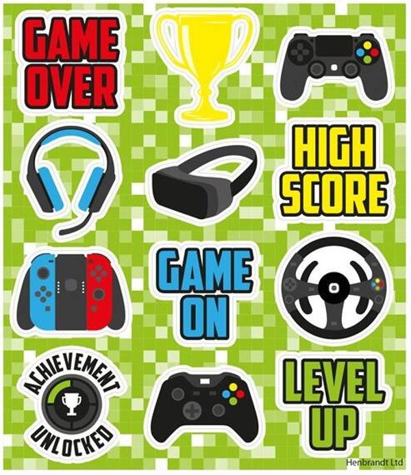 🎮 Stickervel Game – Voor echte gamers!
