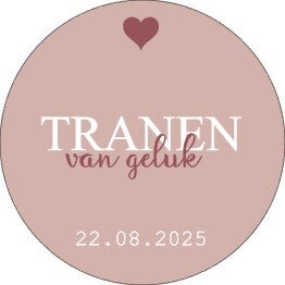 Tranen van geluk stickers