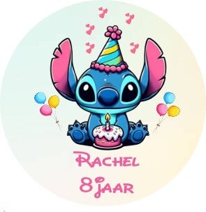 Stitch Traktatie sticker