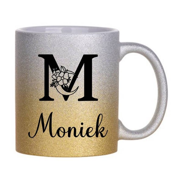 Gouden Glitter Mok