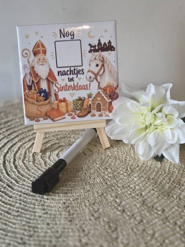 Sinterklaar aftelkalender Variant 2