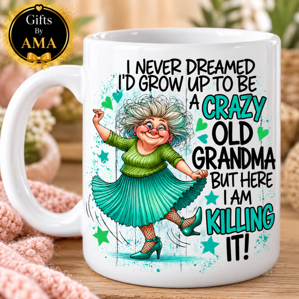 Gekke oma mok
