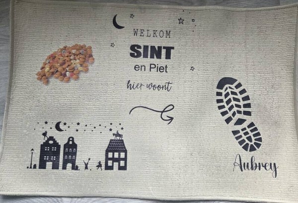 Sinterklaasmat – 60 × 40 cm | Antislip & Wasbaa