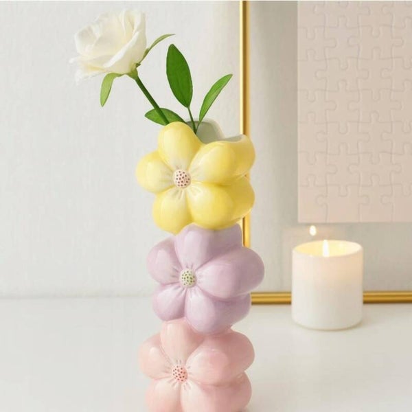 BLOMMA Keramische Vaas – Bloemendesign 🌷