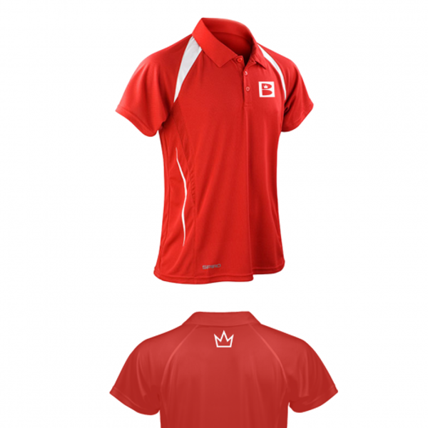 POLO BRUNSWICK RED WHITE