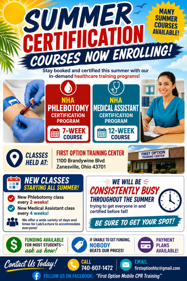 Certified Phlebotomy technician (NHA certification)
